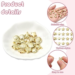 15 шт. 5 стиля стойки гальванизированные сплавные бусины&nbsp;FIND-YW0006-09