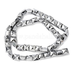 Стеклянные бусины с гальваническим покрытием &nbsp;EGLA-L045-B-FP02