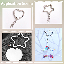 30 шт. 2-х стилевых разъемных колец из цинкового сплава&nbsp;FIND-SP0004-19