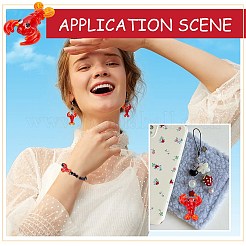 6шт ручной работы бусины лэмпворк&nbsp;LAMP-NB0002-07