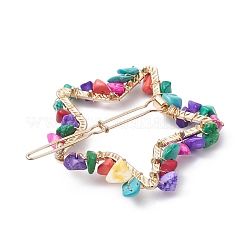 Полая заколка для волос из сплава&nbsp;PHAR-JH00091-01