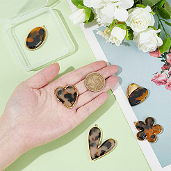 5 шт. 5 стиля подвески из нержавеющей стали 304&nbsp;STAS-PH0006-78