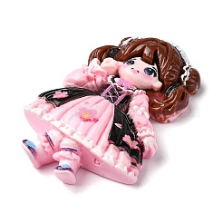 Мультяшные девушки из непрозрачной смолы декодируют кабошоны&nbsp;RESI-S392-01A-05