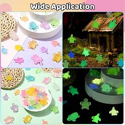 80 шт. 16 стиля фигурка морской черепахи из светящейся смолы украшение&nbsp;FIND-CJ0003-49