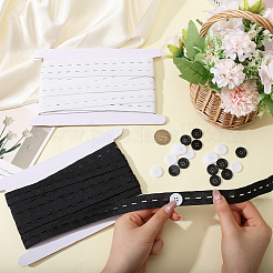 12м 2-х цветный полиэстеровый эластичный шнур для петель&nbsp;OCOR-GL0001-21