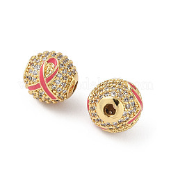 Латунные микро проложить кубического циркония бусы&nbsp;LS-KK-K368-64G