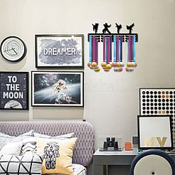 Модная железная вешалка для медалей&nbsp;ODIS-WH0021-075