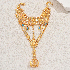 Браслеты-кольца в стиле бохо из сплава с изображением подсолнечника&nbsp;KM3412