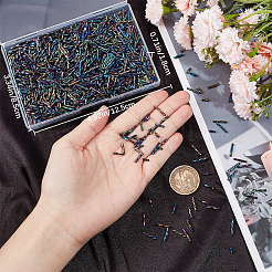 2000 шт. 4 вида стеклянных витых бусин&nbsp;SEED-CN0001-45