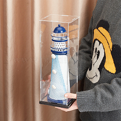 Органический пластик с высокой проникающей способностью пластина и дно поздний ПВХ лист расширения ящик для хранения&nbsp;AJEW-WH0650-43C