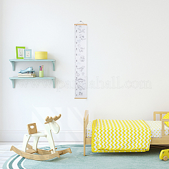 Съемная таблица роста с рисунком динозавра для детей&nbsp;AJEW-WH0165-72B