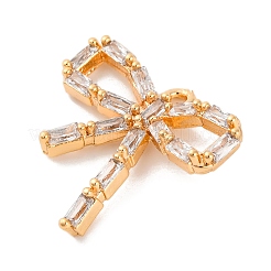 Латунные микропаве прозрачные подвески с фианитом KK-C076-15G