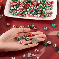 120 шт. 12 стиля прозрачные смолы европейские бусины&nbsp;RPDL-TA0001-10