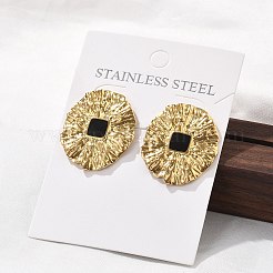 Серьги-гвоздики из нержавеющей стали 304 для женщин&nbsp;LS-EJEW-K306-30G