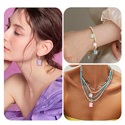 40 шт. 10 стиля стеклянных подвесок&nbsp;GLAA-TA0003-63