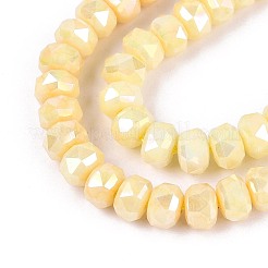 Антикоррозийные гальванические стеклянные бусины&nbsp;GLAA-T025-6mm-11G