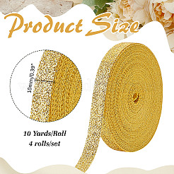 4 рулон полиэстеровой блестящей ленты&nbsp;OCOR-ME0001-47A