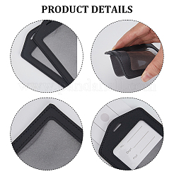 2 шт. держатели для удостоверений личности из искусственной кожи&nbsp;AJEW-CL0001-87