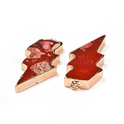 Подвески из окрашенной натуральной императорской яшмы&nbsp;G-P490-03G-06