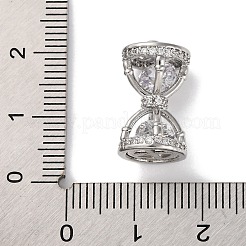 Ионное покрытие (ip) латунь микро паве кубический цирконий подвески&nbsp;KK-U042-04P