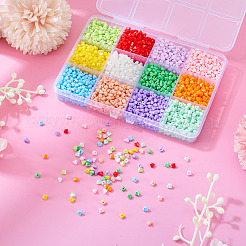 180 г 12 цвета краски для выпечки стеклянные бусины&nbsp;SEED-TA0001-55