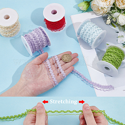 40м 5-х цветная нейлоновая кружевная эластичная лента&nbsp;OCOR-BC0009-14