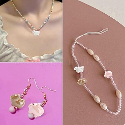 5 шт. акриловые бусины с УФ-покрытием&nbsp;PACR-YW0001-33