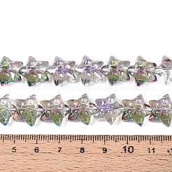 Стеклянные бусины с гальваническим покрытием &nbsp;EGLA-N020-01D