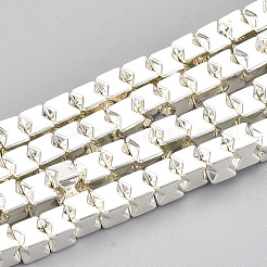 Гальванизировать немагнитных синтетический гематит бисер пряди&nbsp;G-T114-36