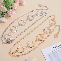 2 шт. 2-х цветные цепные ремни из сплава&nbsp;AJEW-GF0009-21A