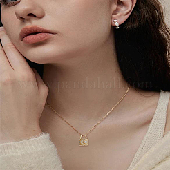 2шт латунные подвески с микропаве и кубическим цирконием&nbsp;ZIRC-LP0001-51