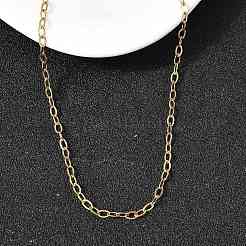 Женские ожерелья-цепочки из нержавеющей стали 304 с пружинными застежками&nbsp;NJEW-Z091-15G