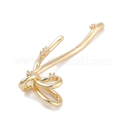 Подвески из латуни с прозрачным фианитом&nbsp;LS-KK-Z061-20G-02