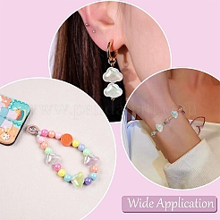 35шт 7 цвета прозрачные акриловые бусины&nbsp;MACR-YW0004-64