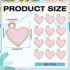 Подвески из эмали из сплава 60 шт.&nbsp;ENAM-ME0001-17