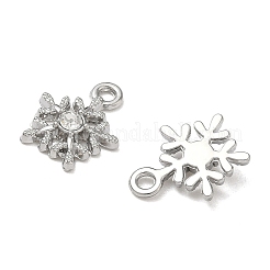 Рождественские подвески из сплава с кристаллами и стразами&nbsp;FIND-L026-01J-P