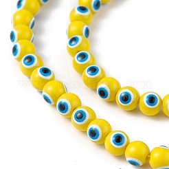 Выпечка окрашенные стеклянные бусины&nbsp;DGLA-C001-02B