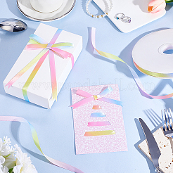 Полиэстер Grosgrain ленты&nbsp;OCOR-WH0105-090B