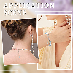 2 шт. 925 удлинителя цепи из стерлингового серебра&nbsp;STER-BBC0005-77