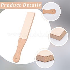 Доска для заточки кожи из бука&nbsp;AJEW-WH20006-374