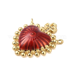 Покрытие стойки латунь микропаве прозрачные подвески из кубического циркония&nbsp;X-KK-S372-02G