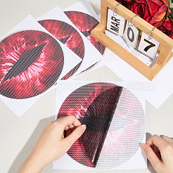 2 комплект ПВХ-наклеек на фары автомобиля&nbsp;AJEW-CP0006-12B