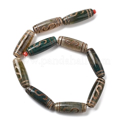 Тибетского стиля бусы дзи&nbsp;TDZI-E004-33