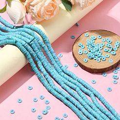 7 нить 2 вида бусин ручной работы из полимерной глины&nbsp;CLAY-CJ0001-82