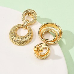 Латунные болтающиеся серьги&nbsp;EJEW-F389-16B-G