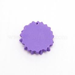 Подвески из смолы подсолнечника&nbsp;RESI-WH0010-01E