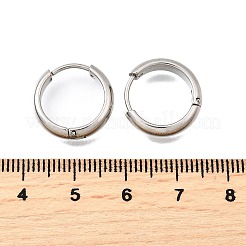 Серьги-кольца из нержавеющей стали 304&nbsp;EJEW-Z123-01B-P