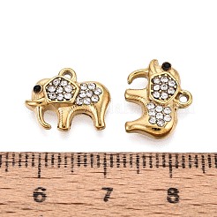 Подвески из нержавеющей стали 304 со стразами&nbsp;STAS-N115-46G