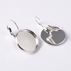 Латунная фурнитура Leverback для серег&nbsp;KK-H024-S-NF