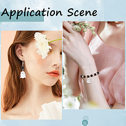 30 шт. Непрозрачные акриловые бусины&nbsp;MACR-SC0001-60A